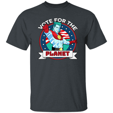 T-Shirts Dark Heather / S Vote For The Planet T-Shirt