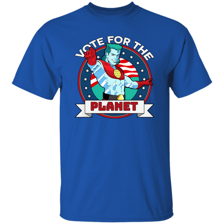 T-Shirts Royal / S Vote For The Planet T-Shirt