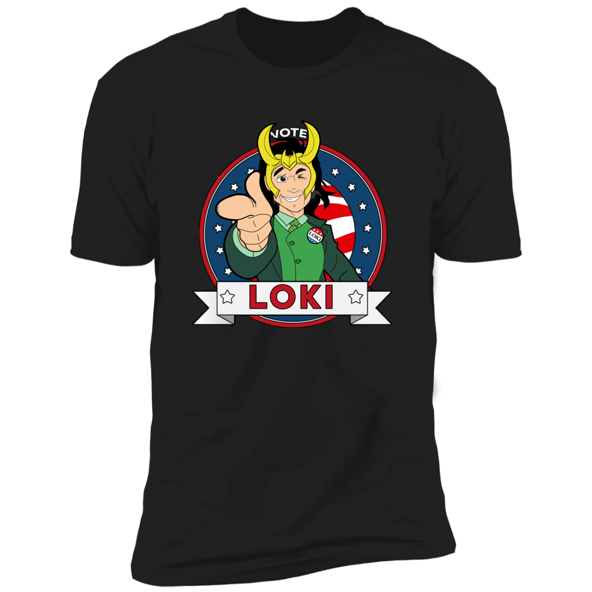 T-Shirts Black / S Vote Loki Men's Premium T-Shirt