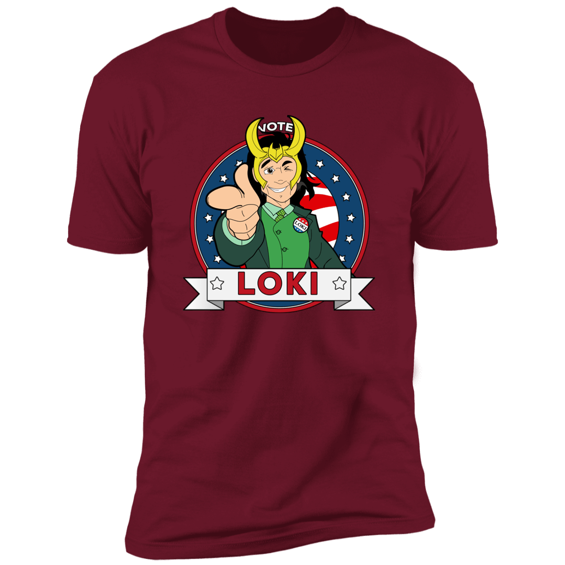 T-Shirts Cardinal / S Vote Loki Men's Premium T-Shirt