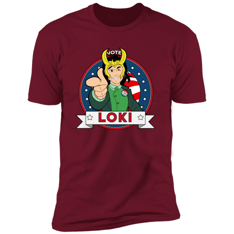 T-Shirts Cardinal / S Vote Loki Men's Premium T-Shirt