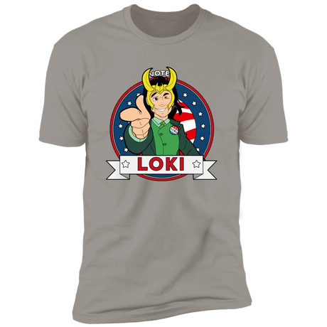 T-Shirts Light Grey / S Vote Loki Men's Premium T-Shirt