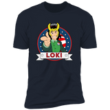 T-Shirts Midnight Navy / S Vote Loki Men's Premium T-Shirt
