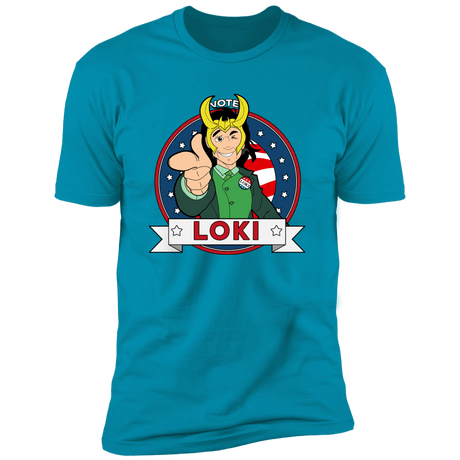 T-Shirts Turquoise / S Vote Loki Men's Premium T-Shirt