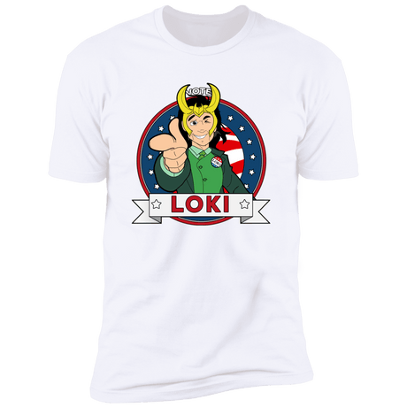T-Shirts White / S Vote Loki Men's Premium T-Shirt