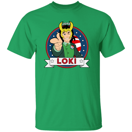 T-Shirts Irish Green / S Vote Loki T-Shirt