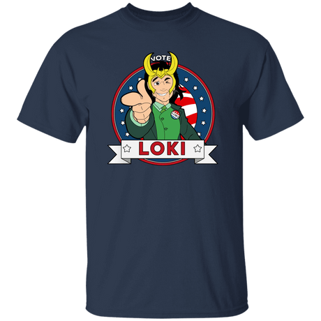 T-Shirts Navy / S Vote Loki T-Shirt