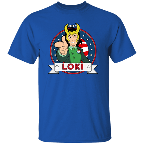 T-Shirts Royal / S Vote Loki T-Shirt