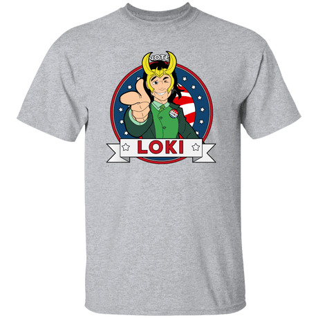 T-Shirts Sport Grey / S Vote Loki T-Shirt
