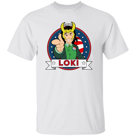 T-Shirts White / S Vote Loki T-Shirt