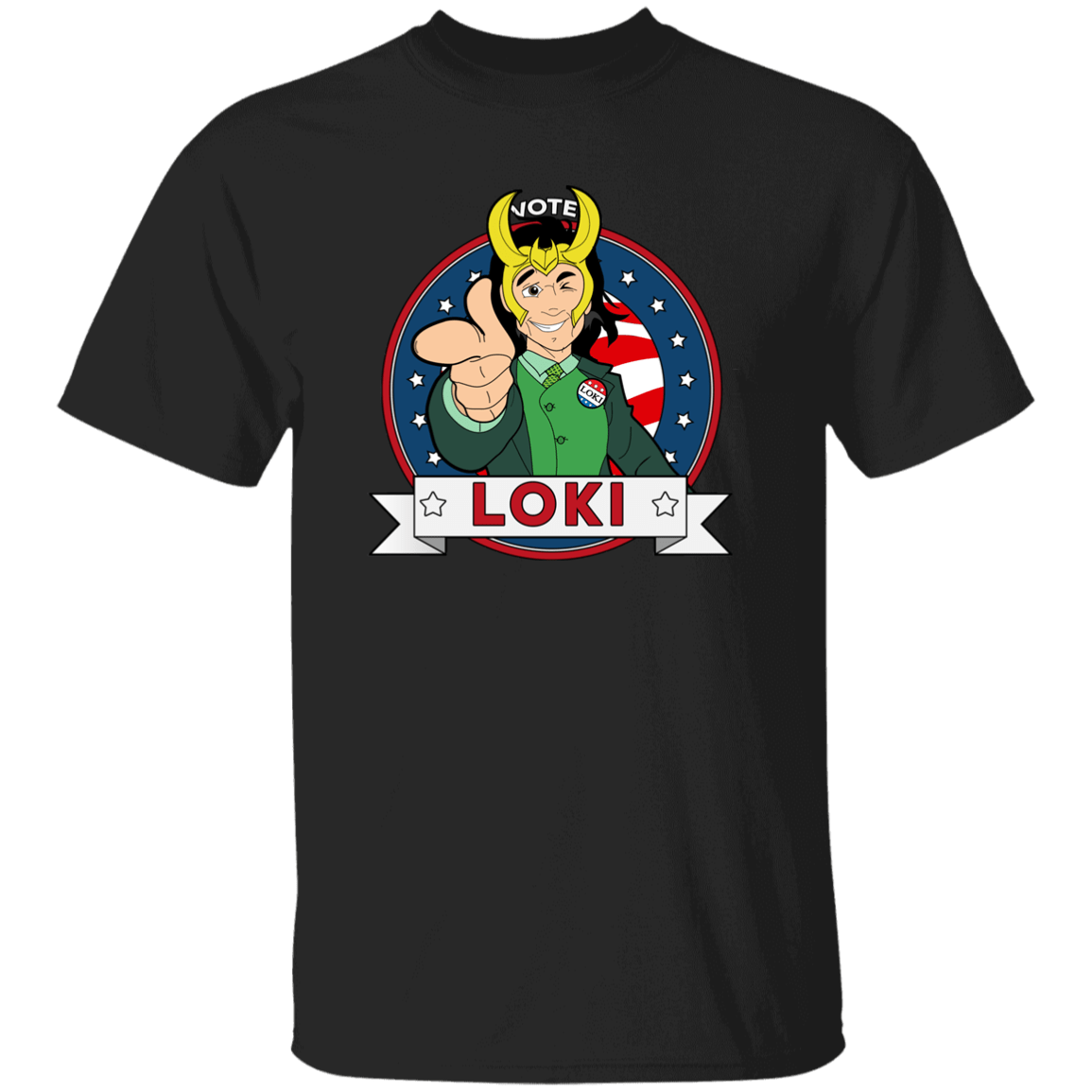 T-Shirts Black / YXS Vote Loki Youth T-Shirt