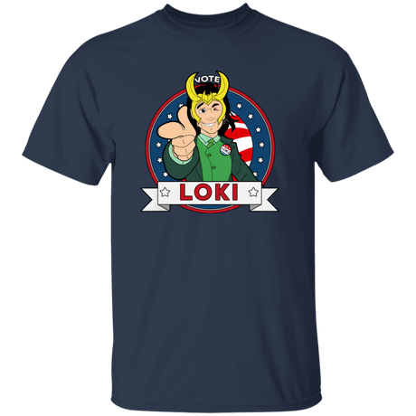 T-Shirts Navy / YXS Vote Loki Youth T-Shirt