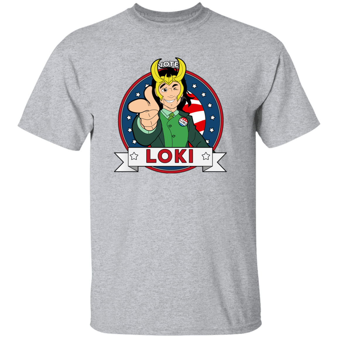 T-Shirts Sport Grey / YXS Vote Loki Youth T-Shirt