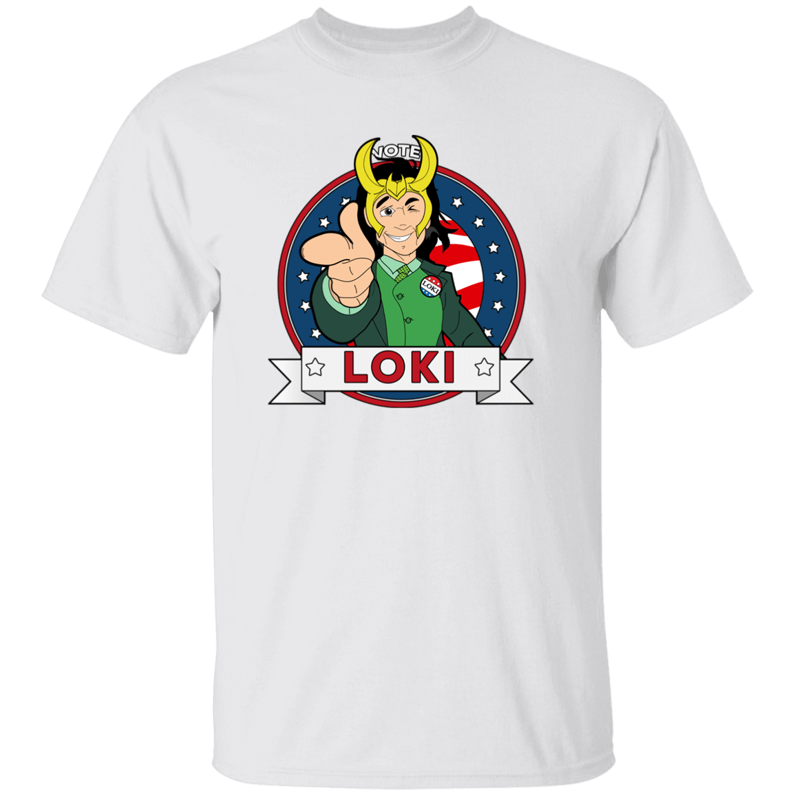 T-Shirts White / YXS Vote Loki Youth T-Shirt