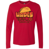 T-Shirts Red / Small Wade Tacos Men's Premium Long Sleeve