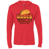 T-Shirts Vintage Red / X-Small Wade Tacos Triblend Long Sleeve Hoodie Tee