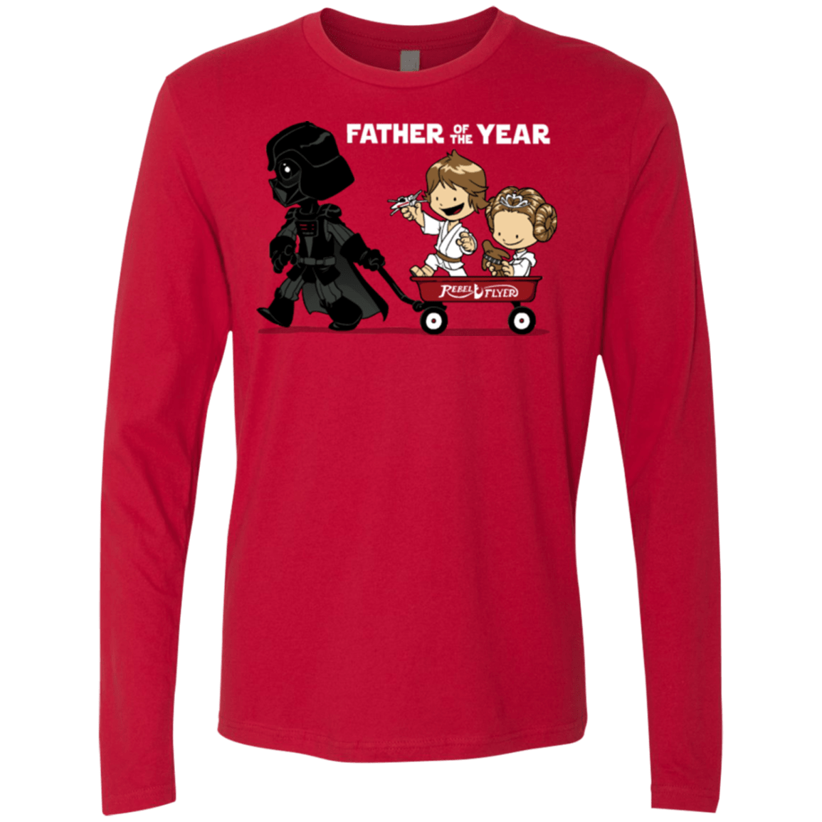 T-Shirts Red / Small WagonRide Men's Premium Long Sleeve