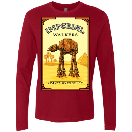 T-Shirts Cardinal / Small Walk Like An Egyptian Men's Premium Long Sleeve
