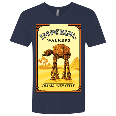T-Shirts Midnight Navy / X-Small Walk Like An Egyptian Men's Premium V-Neck
