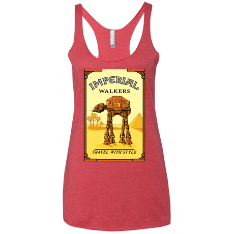 T-Shirts Vintage Red / X-Small Walk Like An Egyptian Women's Triblend Racerback Tank