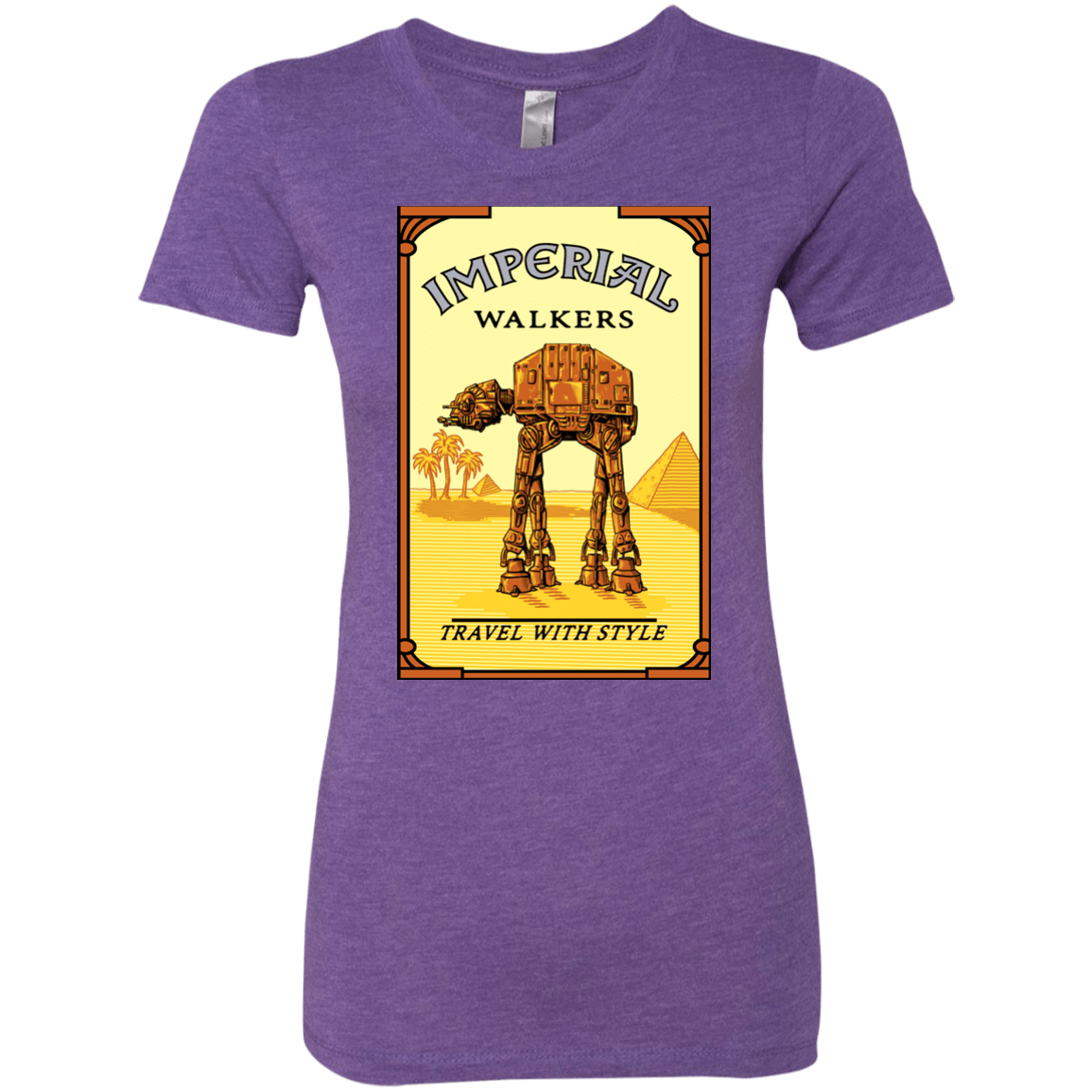 T-Shirts Purple Rush / Small Walk Like An Egyptian Women's Triblend T-Shirt