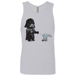 T-Shirts Heather Grey / Small Walking the Robot Men's Premium Tank Top