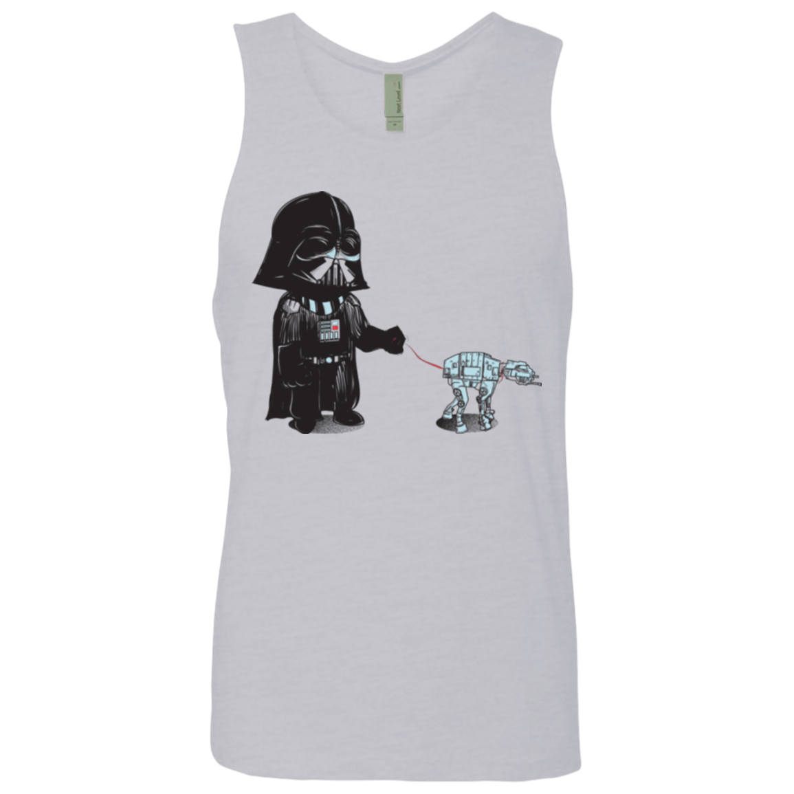 T-Shirts Heather Grey / Small Walking the Robot Men's Premium Tank Top