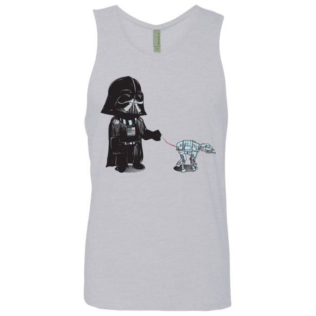 T-Shirts Heather Grey / Small Walking the Robot Men's Premium Tank Top