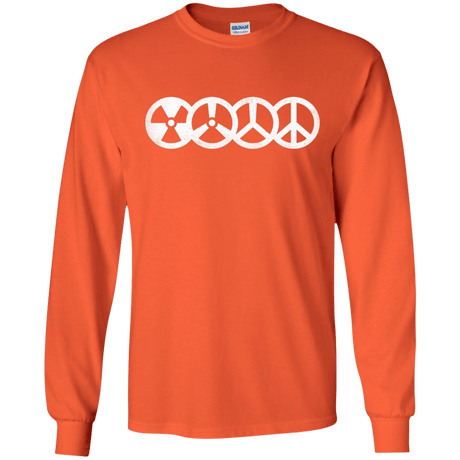 T-Shirts Orange / S War and Peace Men's Long Sleeve T-Shirt