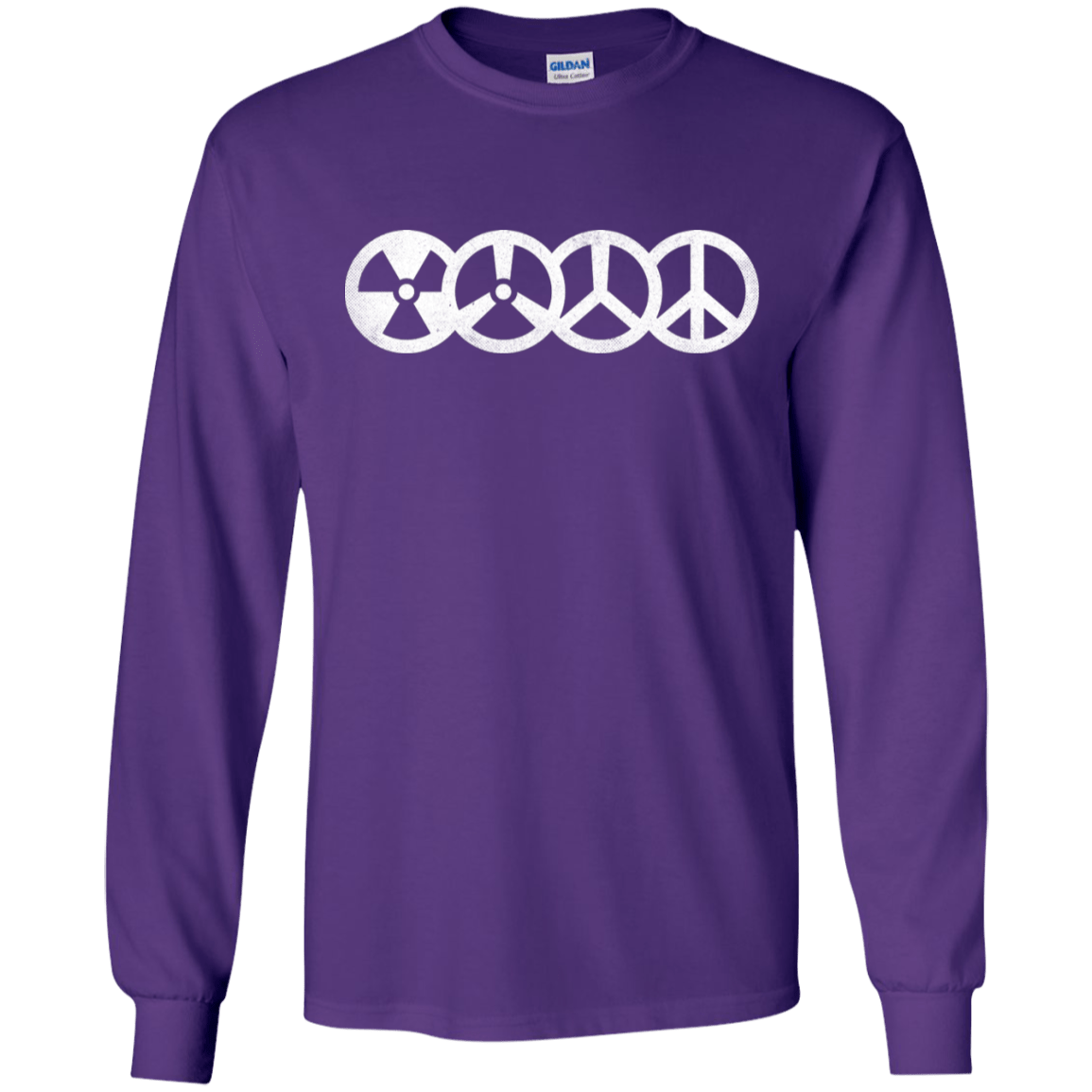 T-Shirts Purple / S War and Peace Men's Long Sleeve T-Shirt