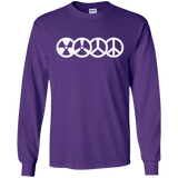T-Shirts Purple / S War and Peace Men's Long Sleeve T-Shirt