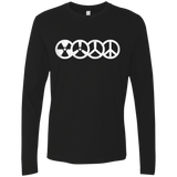 T-Shirts Black / S War and Peace Men's Premium Long Sleeve