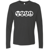 T-Shirts Heavy Metal / S War and Peace Men's Premium Long Sleeve