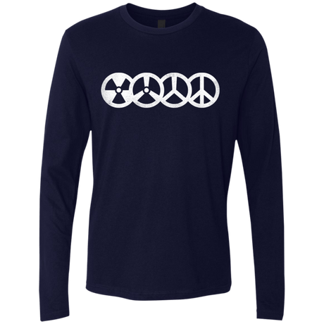 T-Shirts Midnight Navy / S War and Peace Men's Premium Long Sleeve
