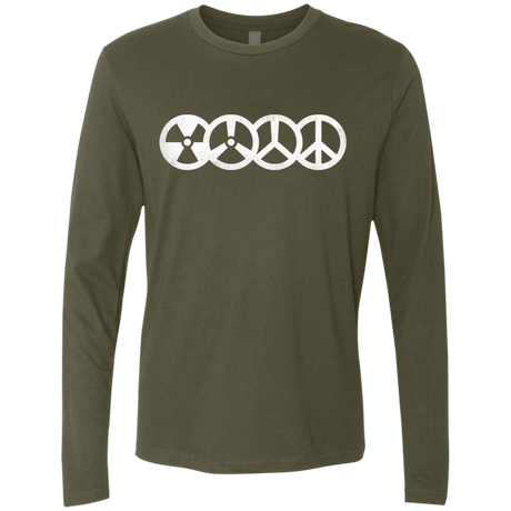 T-Shirts Military Green / S War and Peace Men's Premium Long Sleeve