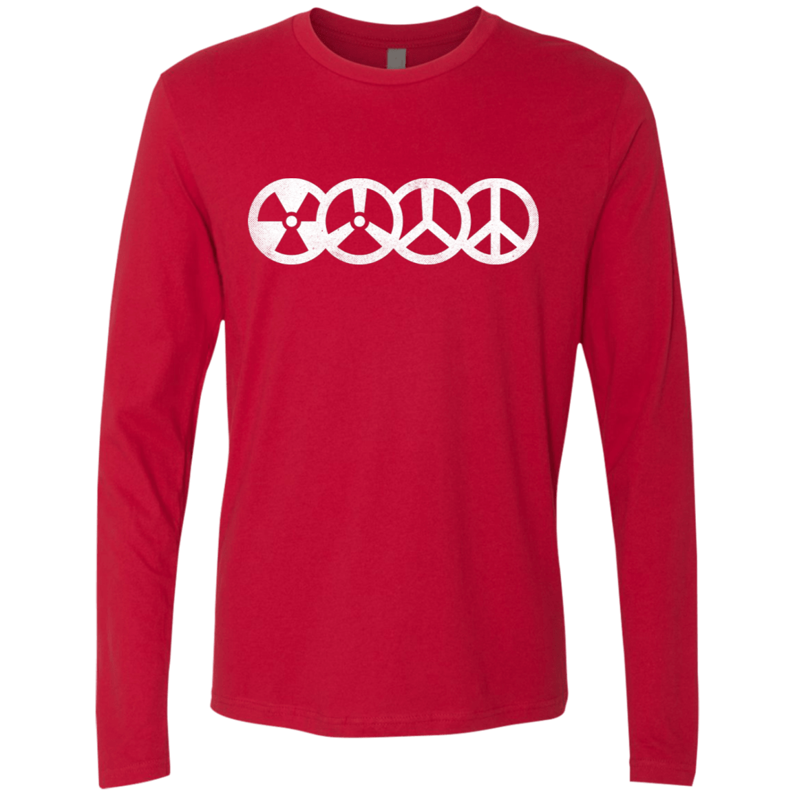 T-Shirts Red / S War and Peace Men's Premium Long Sleeve