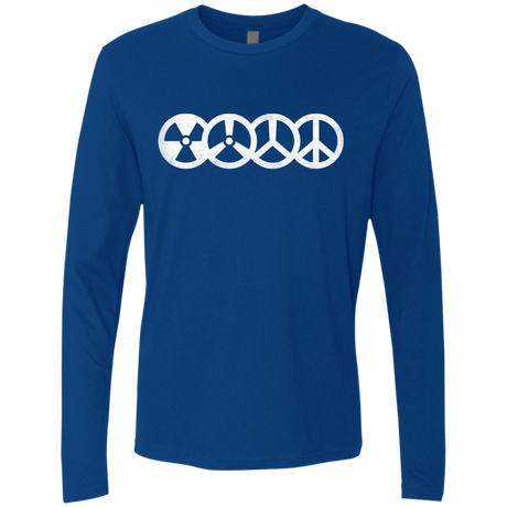 T-Shirts Royal / S War and Peace Men's Premium Long Sleeve