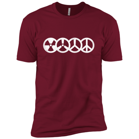 T-Shirts Cardinal / X-Small War and Peace Men's Premium T-Shirt