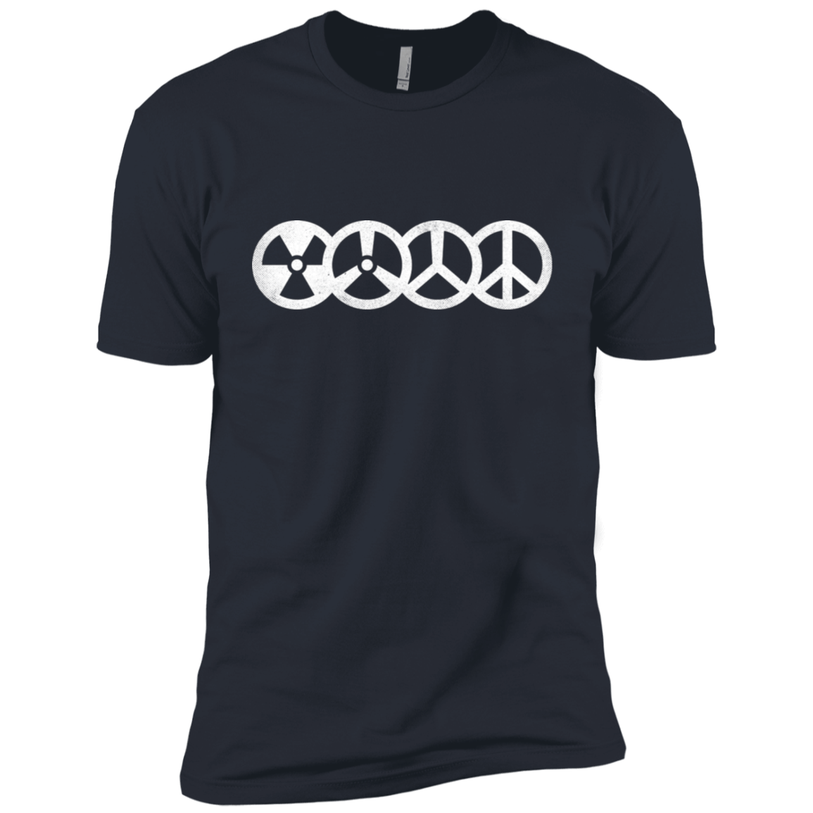 T-Shirts Indigo / X-Small War and Peace Men's Premium T-Shirt