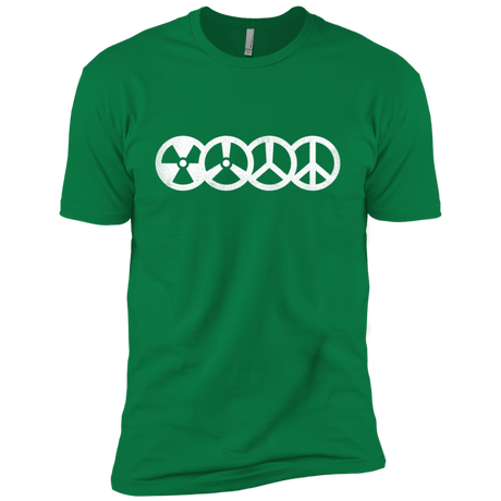 T-Shirts Kelly Green / X-Small War and Peace Men's Premium T-Shirt