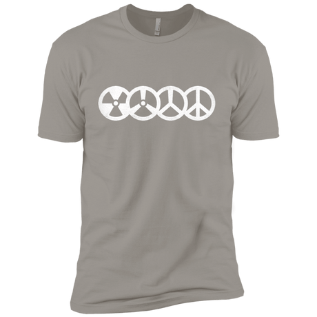 T-Shirts Light Grey / X-Small War and Peace Men's Premium T-Shirt