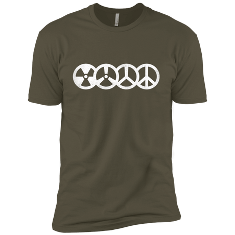 T-Shirts Military Green / X-Small War and Peace Men's Premium T-Shirt
