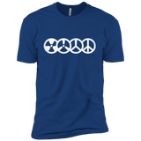 T-Shirts Royal / X-Small War and Peace Men's Premium T-Shirt