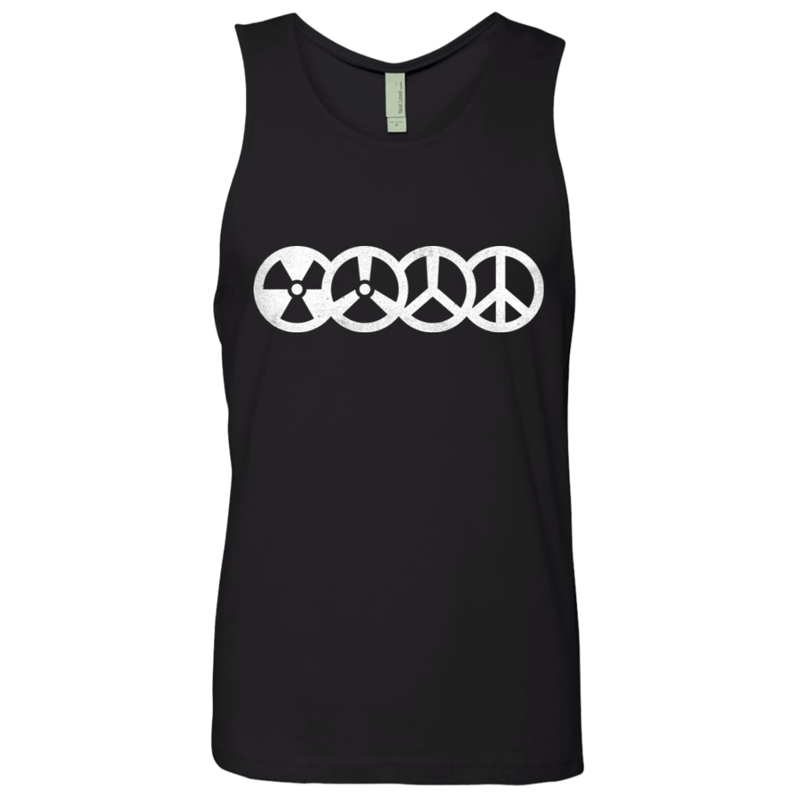 T-Shirts Black / S War and Peace Men's Premium Tank Top