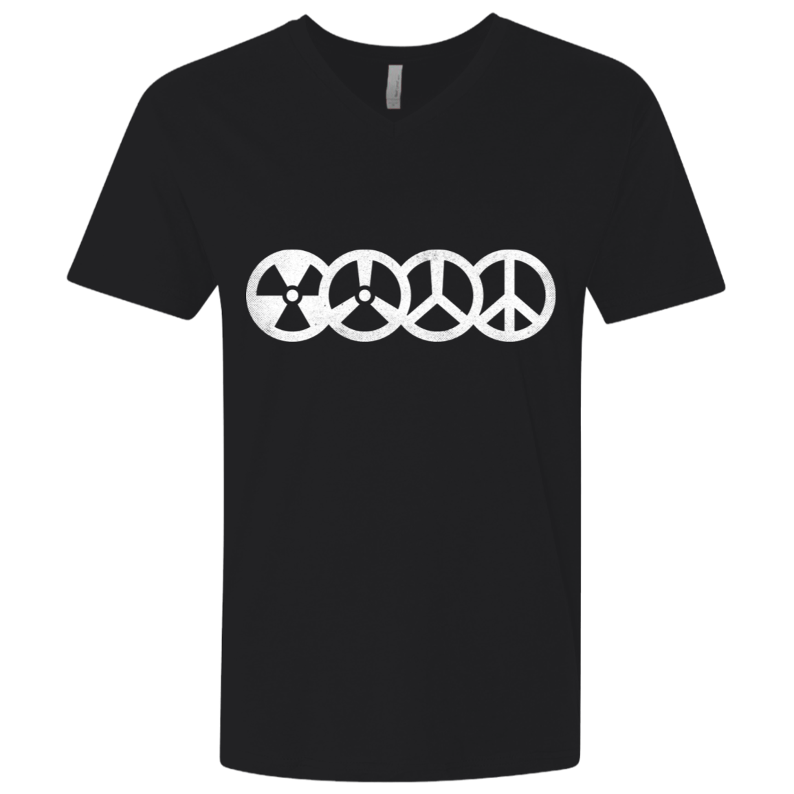T-Shirts Black / X-Small War and Peace Men's Premium V-Neck