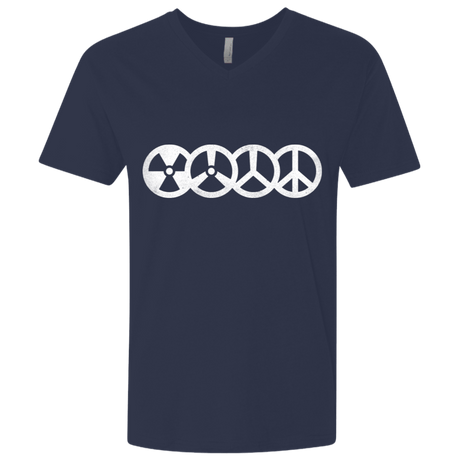 T-Shirts Midnight Navy / X-Small War and Peace Men's Premium V-Neck