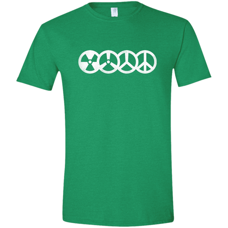 T-Shirts Heather Irish Green / S War and Peace Men's Semi-Fitted Softstyle