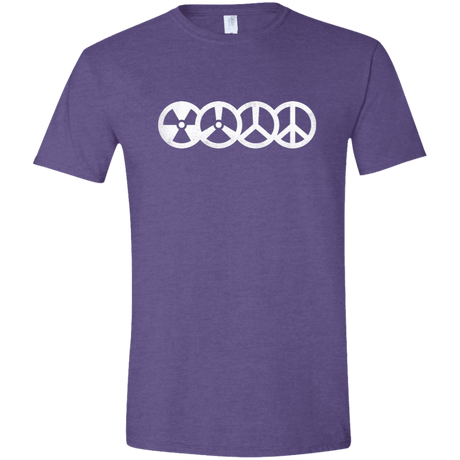 T-Shirts Heather Purple / S War and Peace Men's Semi-Fitted Softstyle