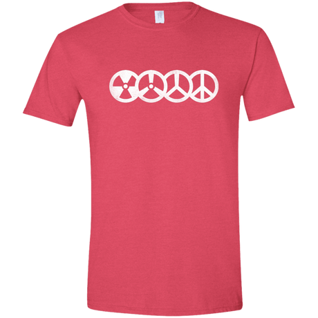 T-Shirts Heather Red / S War and Peace Men's Semi-Fitted Softstyle