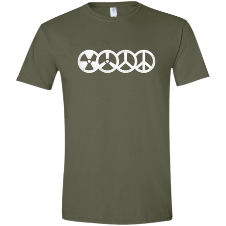 T-Shirts Military Green / S War and Peace Men's Semi-Fitted Softstyle